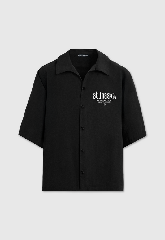 𝖗𝖊𝖎𝖌𝖓♰𝖉𝖔𝖒𝖎𝖓𝖆𝖙𝖊 - ST.INEZ:GA RELAXED FIT SHIRT