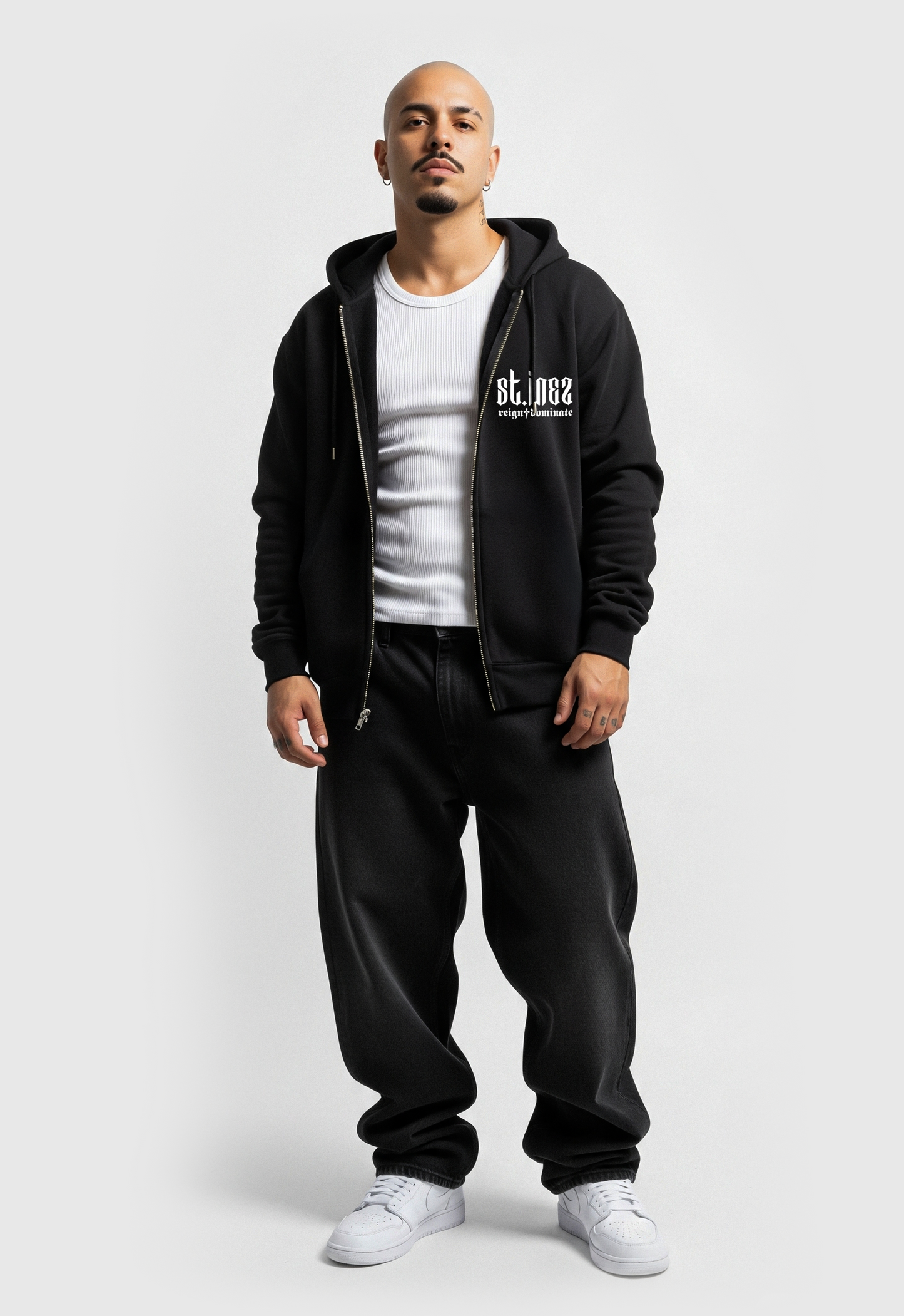 𝖗𝖊𝖎𝖌𝖓♰𝖉𝖔𝖒𝖎𝖓𝖆𝖙𝖊 DOMINEZ ZIP UP HOODIE