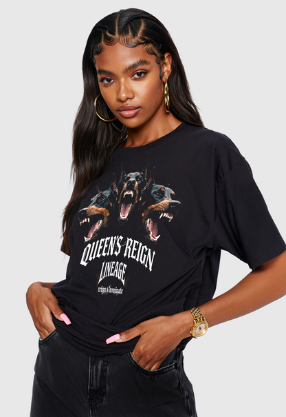 𝖗𝖊𝖎𝖌𝖓♰𝖉𝖔𝖒𝖎𝖓𝖆𝖙𝖊 - LINEAGE LOOSE FIT TSHIRT