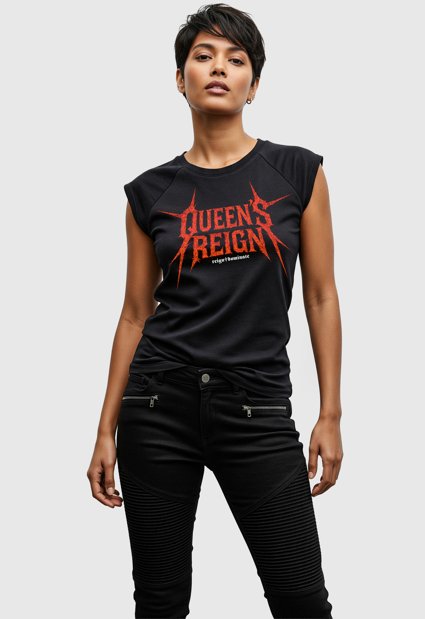 𝖗𝖊𝖎𝖌𝖓♰𝖉𝖔𝖒𝖎𝖓𝖆𝖙𝖊 - QUEENS REIGN GUERRERA TANK TOP