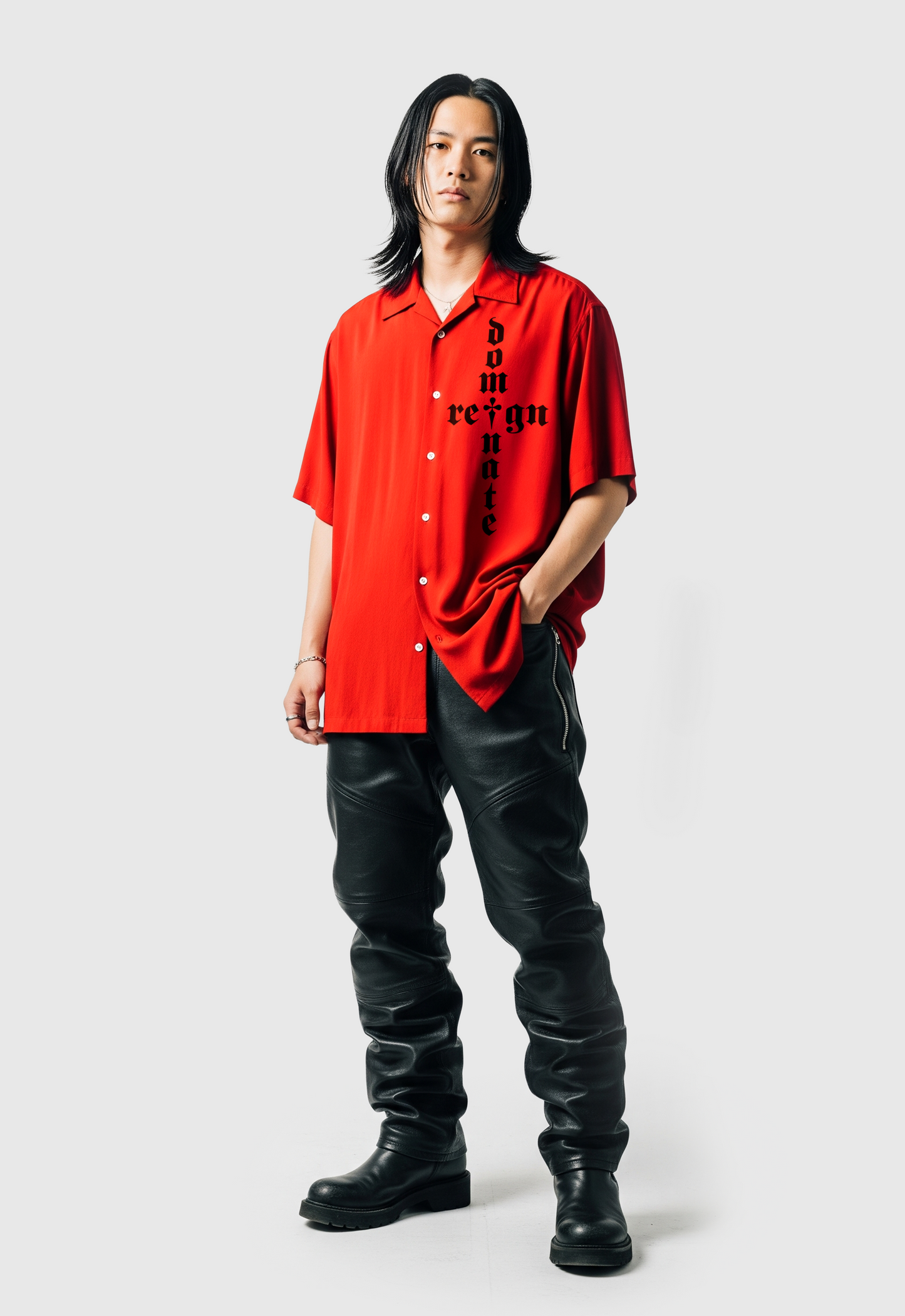 𝖗𝖊𝖎𝖌𝖓♰𝖉𝖔𝖒𝖎𝖓𝖆𝖙𝖊 - RED DO BAIRRO - BOXY FIT