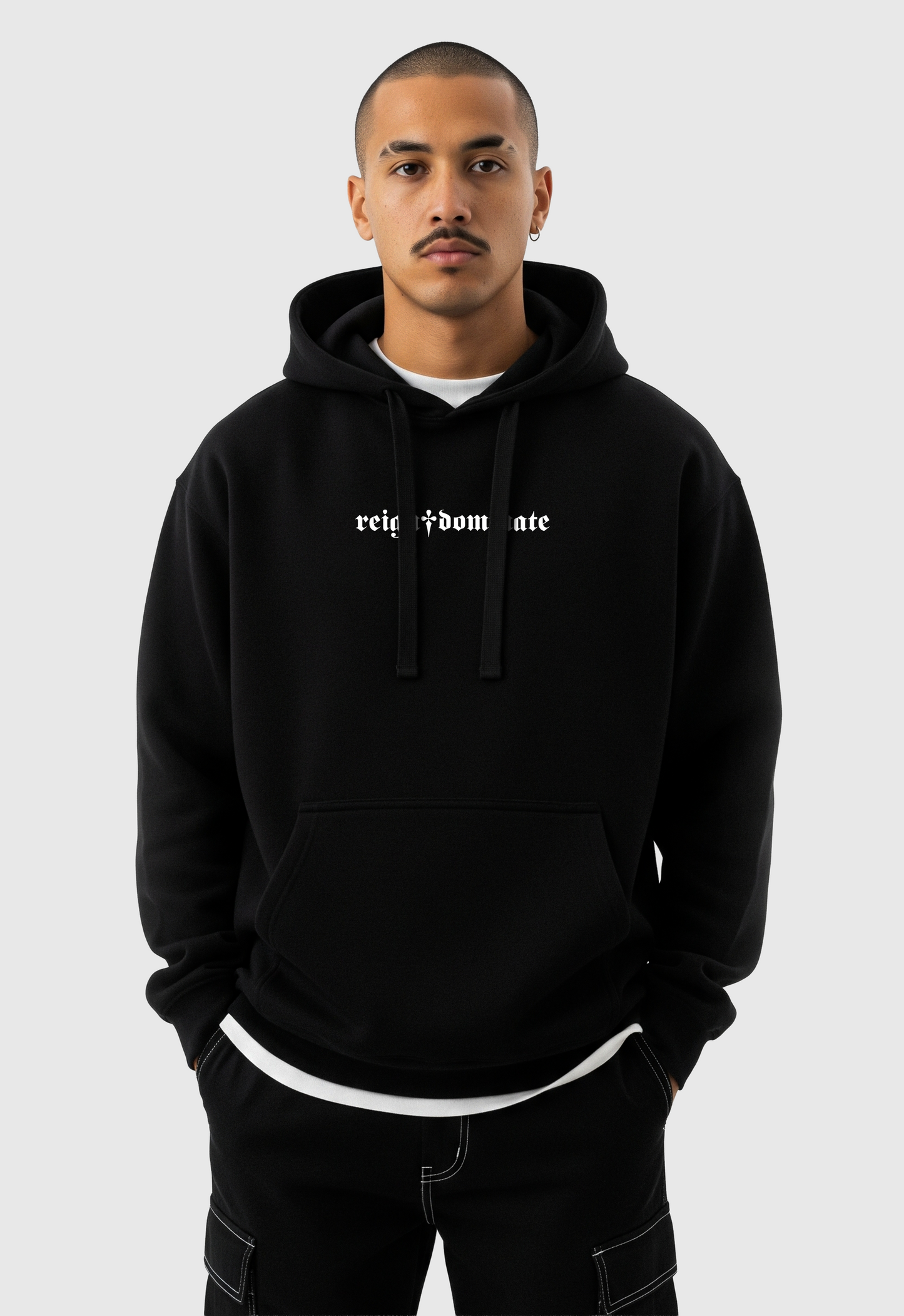 𝖗𝖊𝖎𝖌𝖓♰𝖉𝖔𝖒𝖎𝖓𝖆𝖙𝖊 - IRON REIGN HOODIE