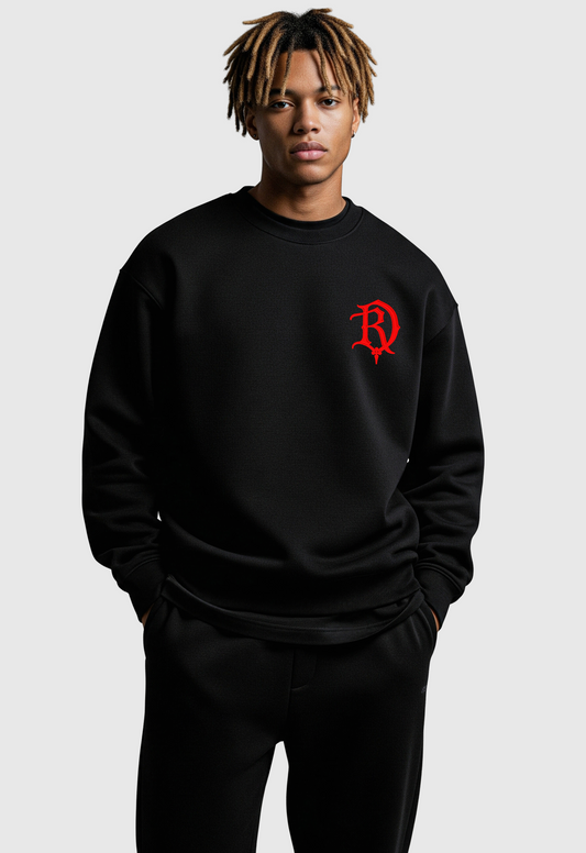𝖗𝖊𝖎𝖌𝖓♰𝖉𝖔𝖒𝖎𝖓𝖆𝖙𝖊 - SAINTED SWEATSHIRT
